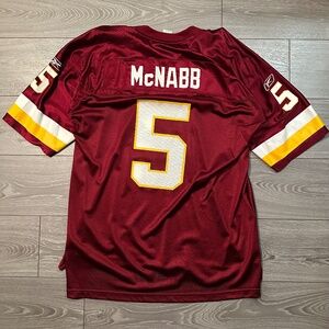 Washington Redskins NFL Donovan McNabb Reebok Onfield Jersey